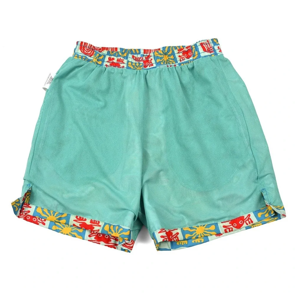 Nike‎ Sportswear Woven Flow Shorts Men's M Geometric Abstract Lined Beach Swim